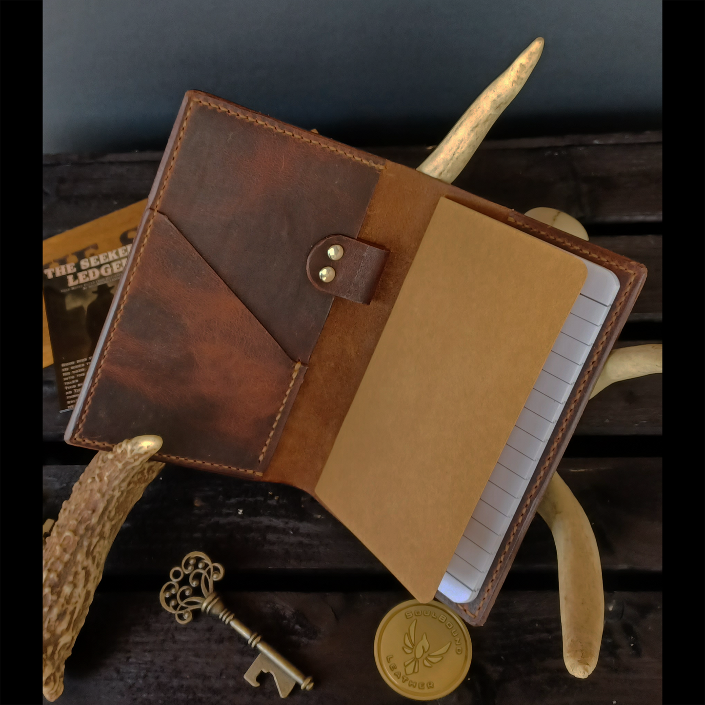 The Seeker's Ledger - Field Notes Cover - Passport Cover 208