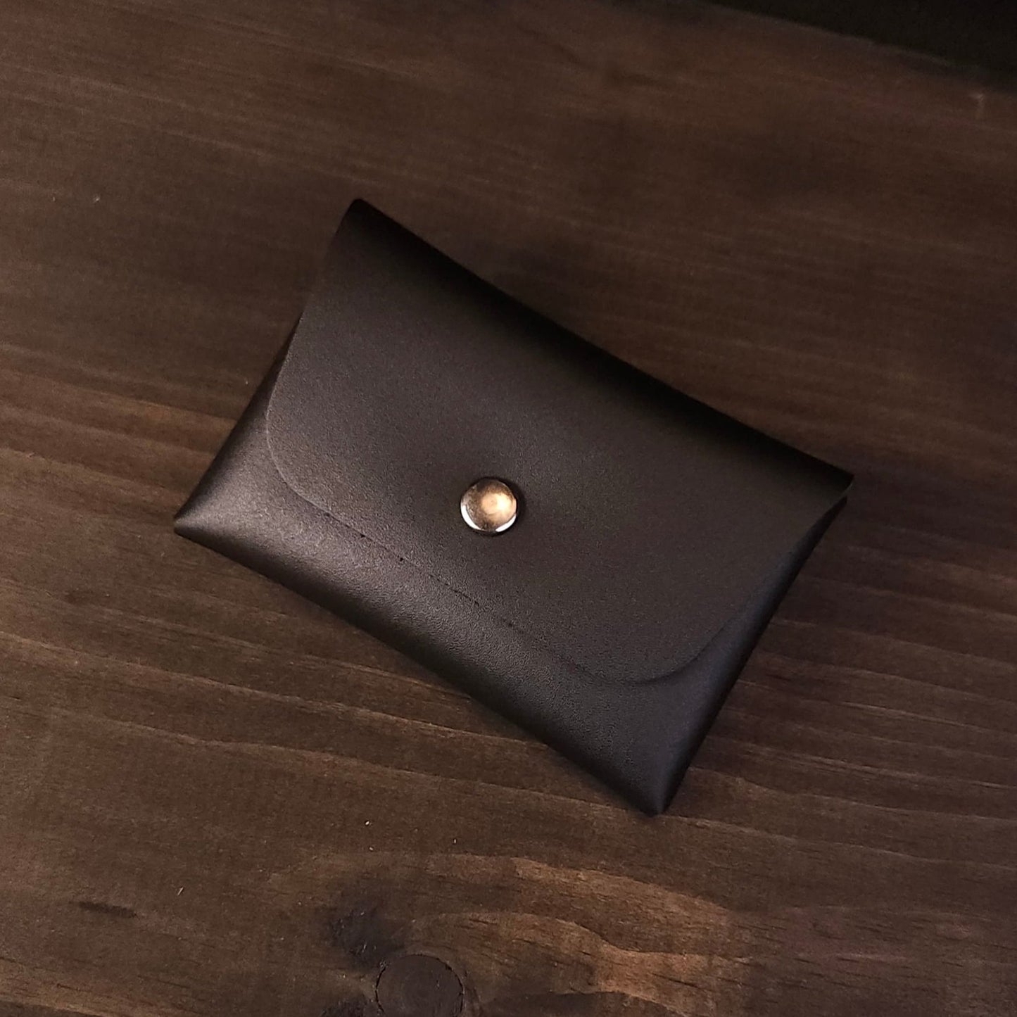 Origami Wallet. Black. With Snap. 69