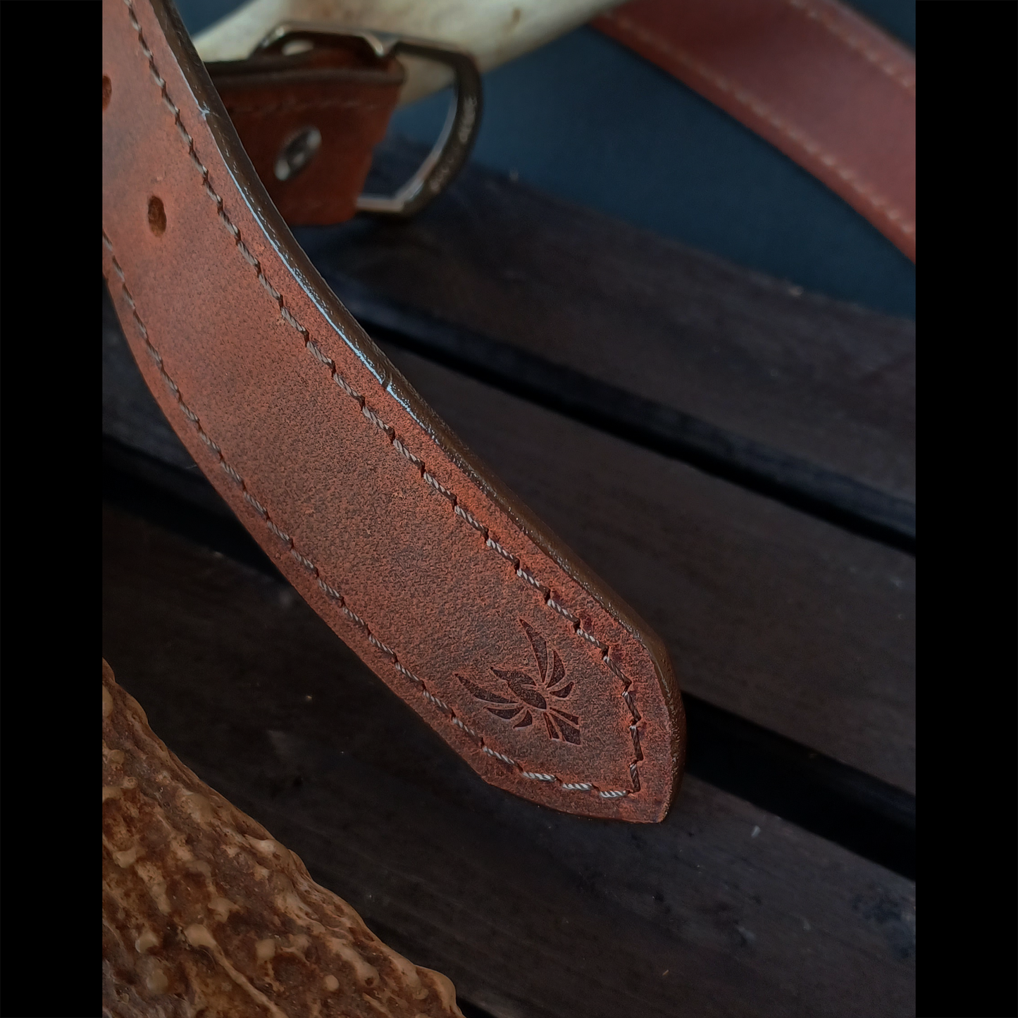Buffalo Belt. Stainless Steel Buckle #5