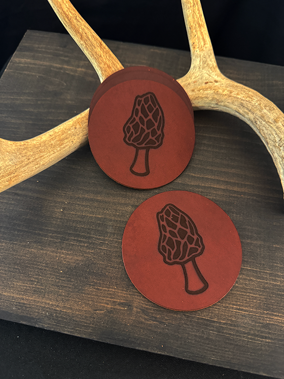 Morel Mushroom Coasters #186