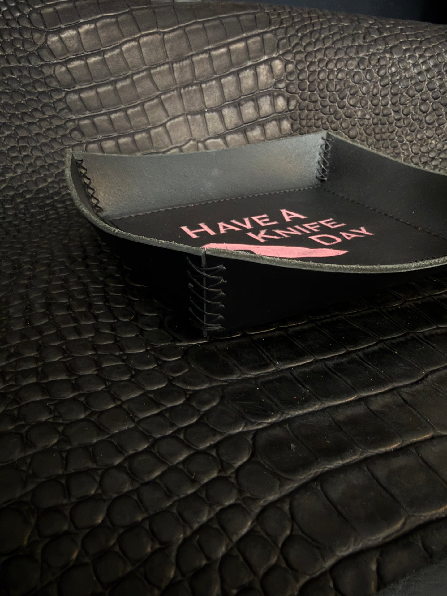 Boneyards EDC Tray. Have A Knife Day Pink. 227