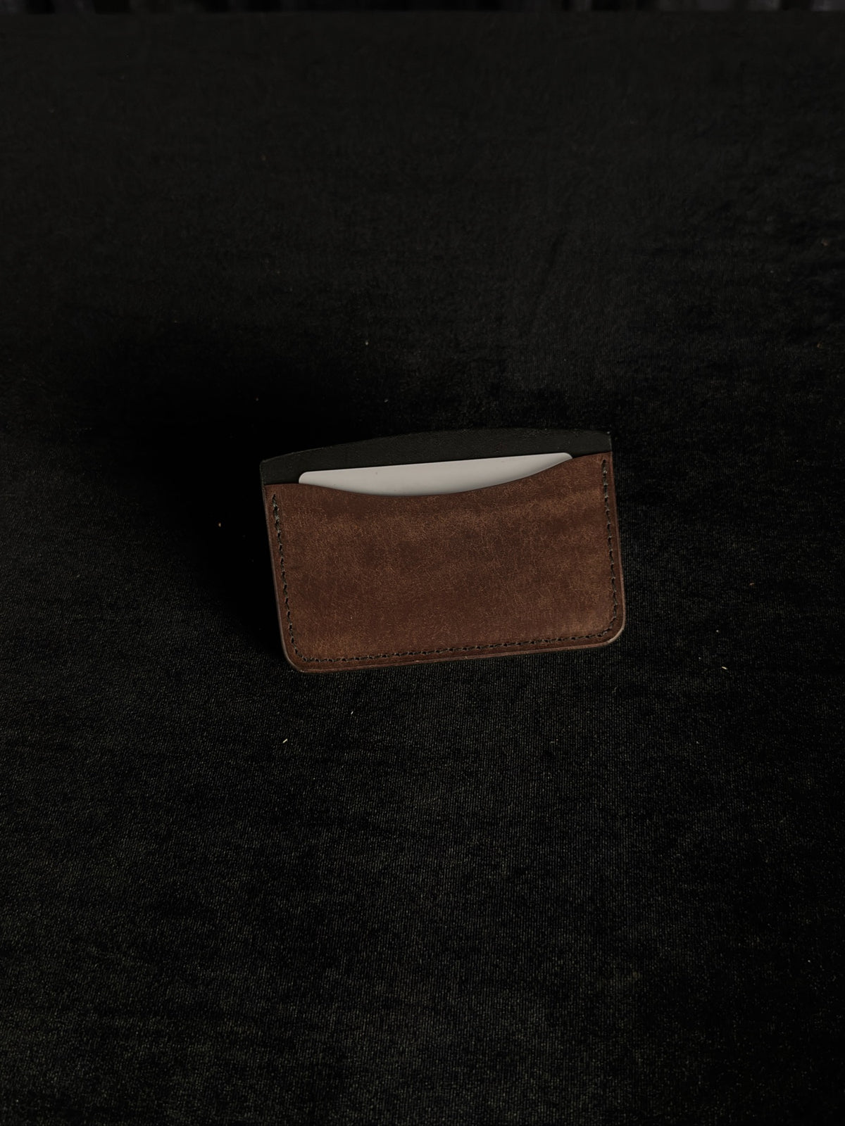 Companion Pueblo Leather Card Wallet - Minimalist 3-Pocket Card Holder | SoulBound #241