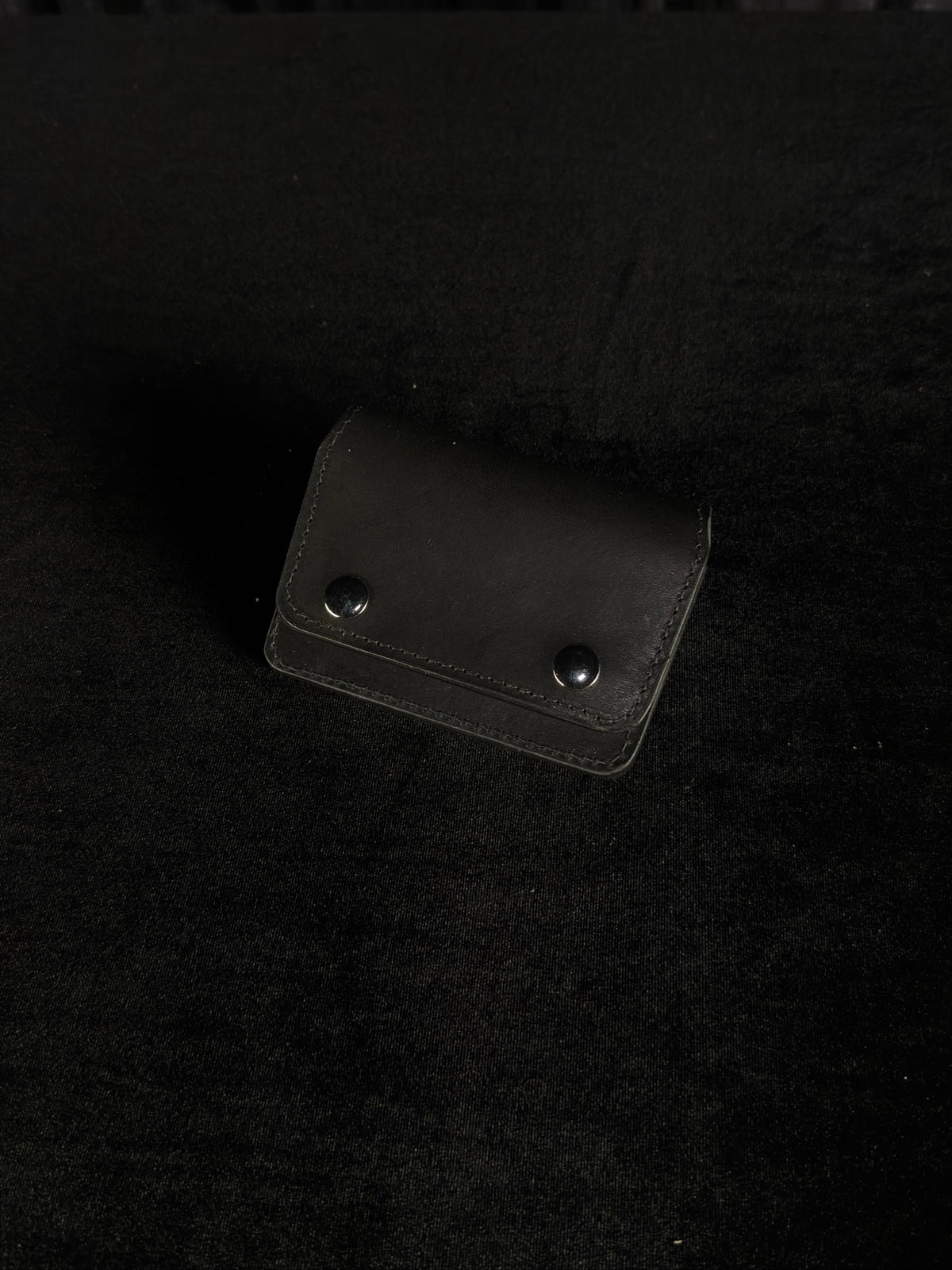Drifter Leather Wallet - Compact Biker Wallet - SoulBound #243