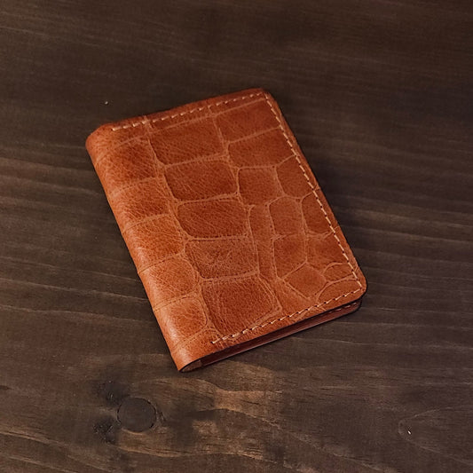 Embossed Leather. Giraffe. Saddle Tan. 67