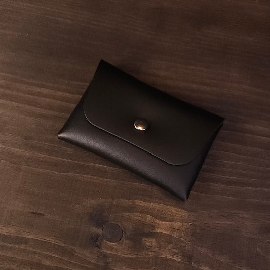 Origami Wallet. Black. With Snap. 69