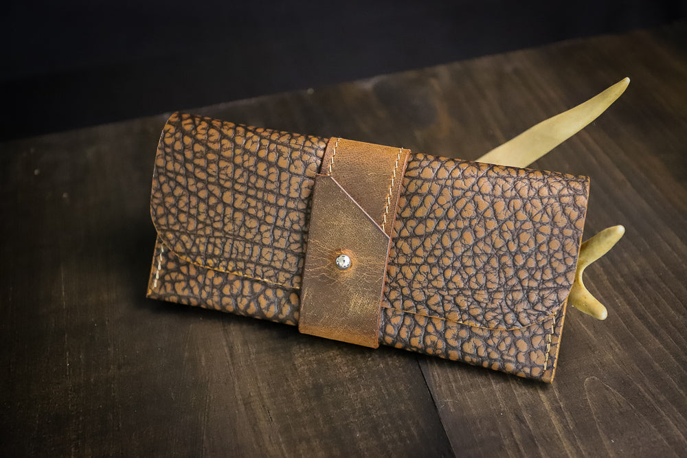 Sweet Caroline Wallet. Medium Brown Pebble. #45