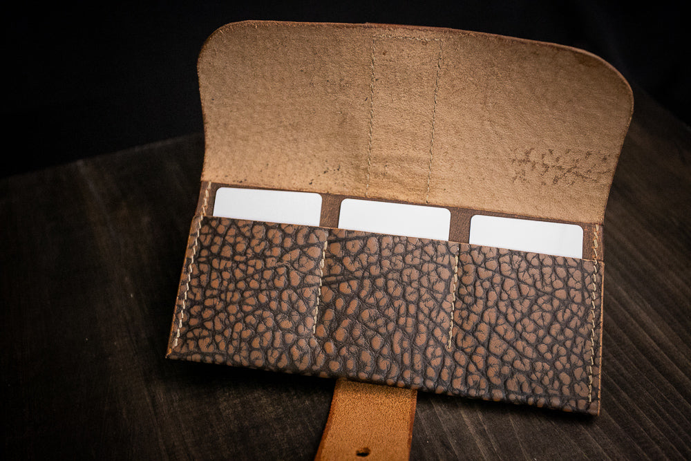 Sweet Caroline Wallet. Medium Brown Pebble. #45