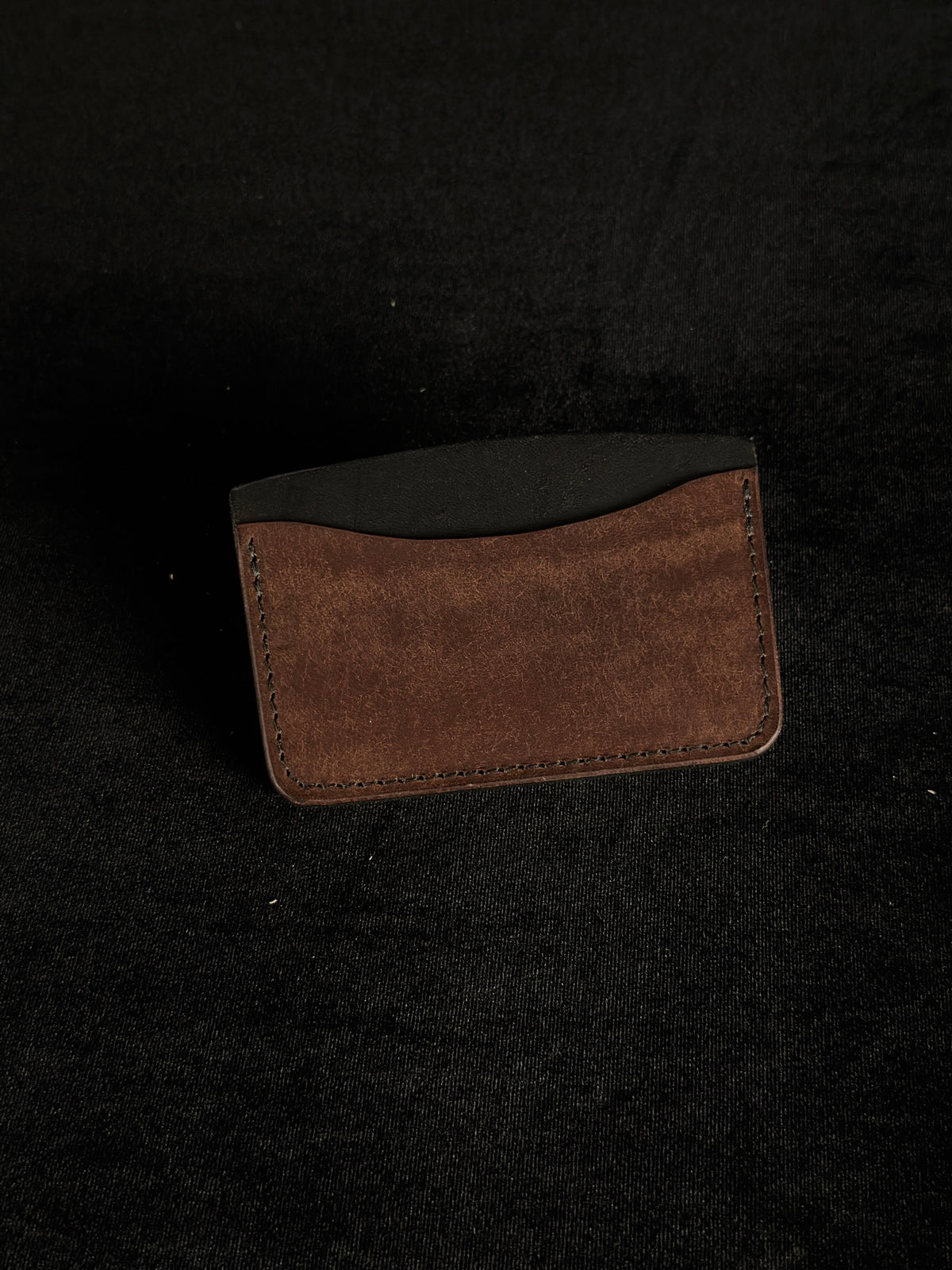 Companion Pueblo Leather Card Wallet - Minimalist 3-Pocket Card Holder | SoulBound #241