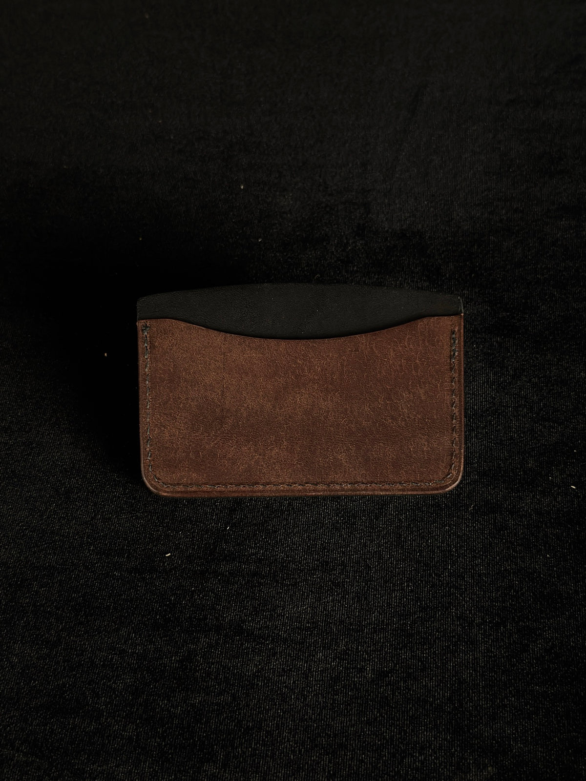 Companion Pueblo Leather Card Wallet - Minimalist 3-Pocket Card Holder | SoulBound #241