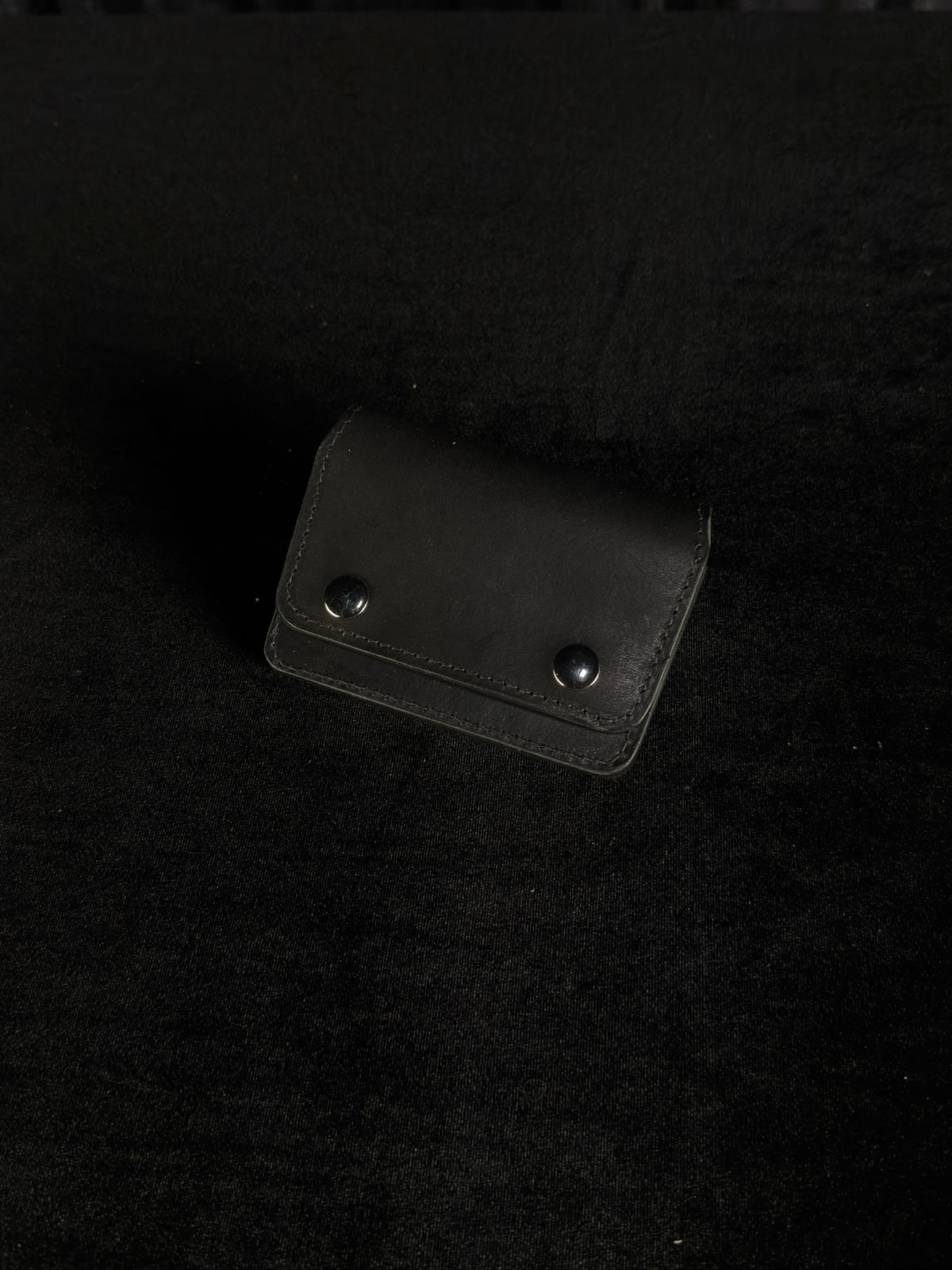 Drifter Leather Wallet - Compact Biker Wallet - SoulBound #243