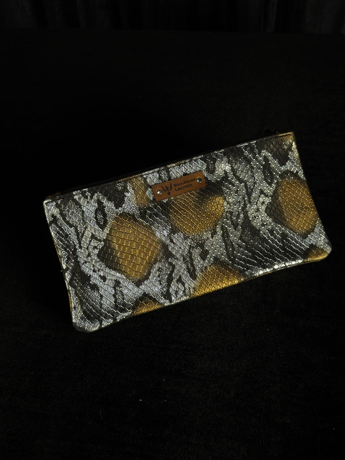 Whisper Leather Money Bag - Zipper Pouch - SoulBound #253