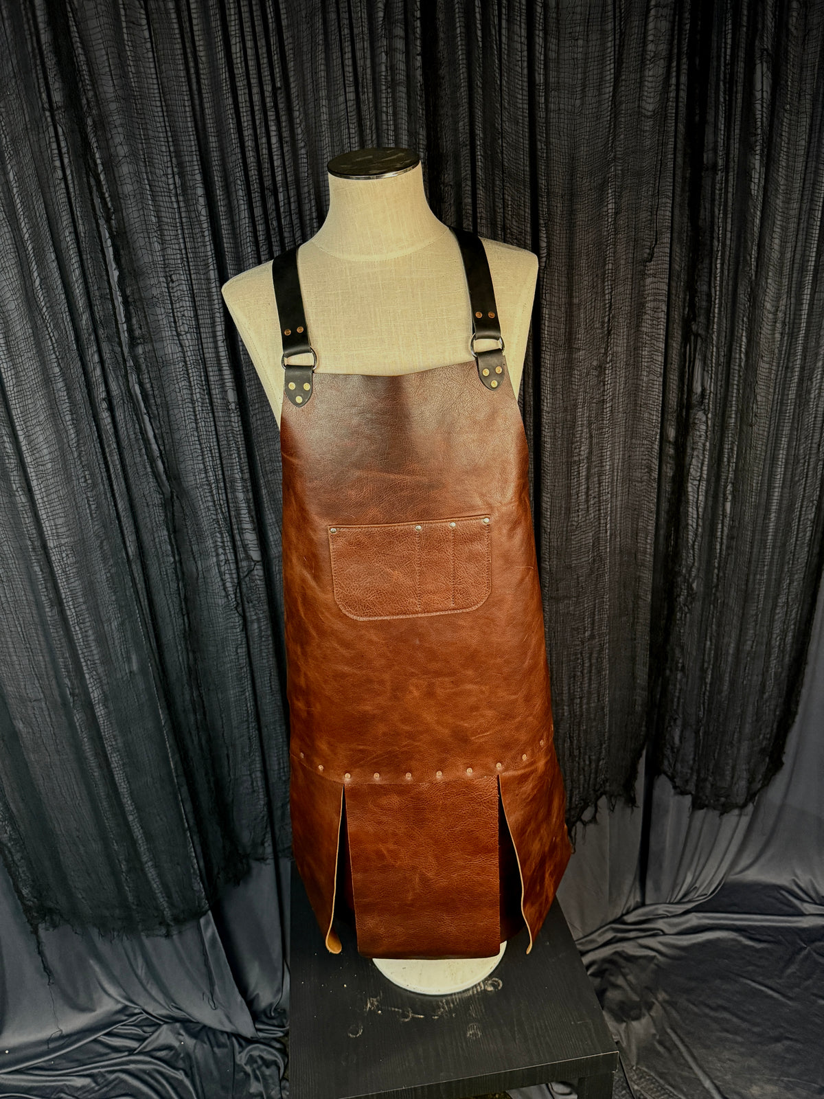 Standard Oil-Tanned Leather Work Apron | Brown #257